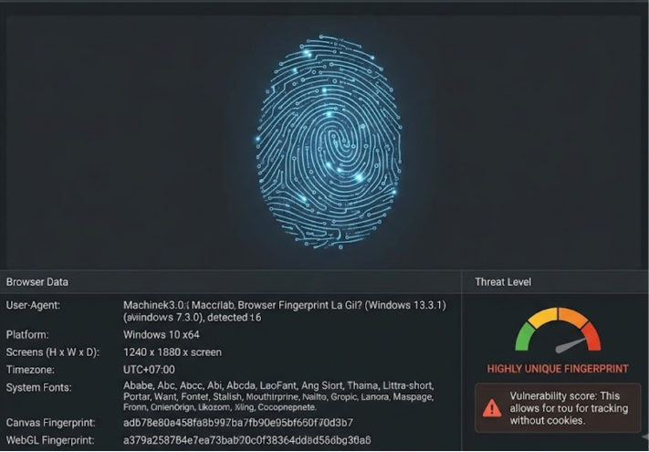 Trình duyệt chú trọng quyền riêng tư giúp hạn chế thu thập browser fingerprint